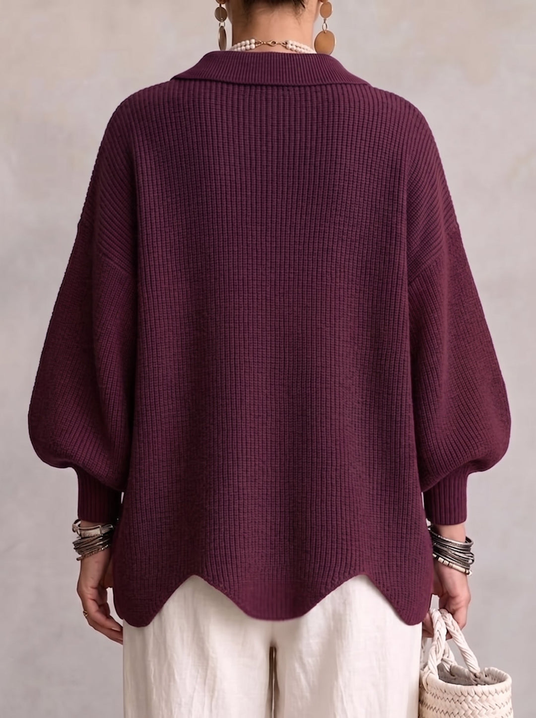 Ardelina | Cardigan Oversize con Colletto