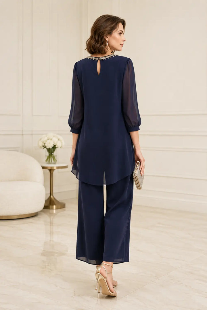 Perlissa | Completo in Chiffon a Strati