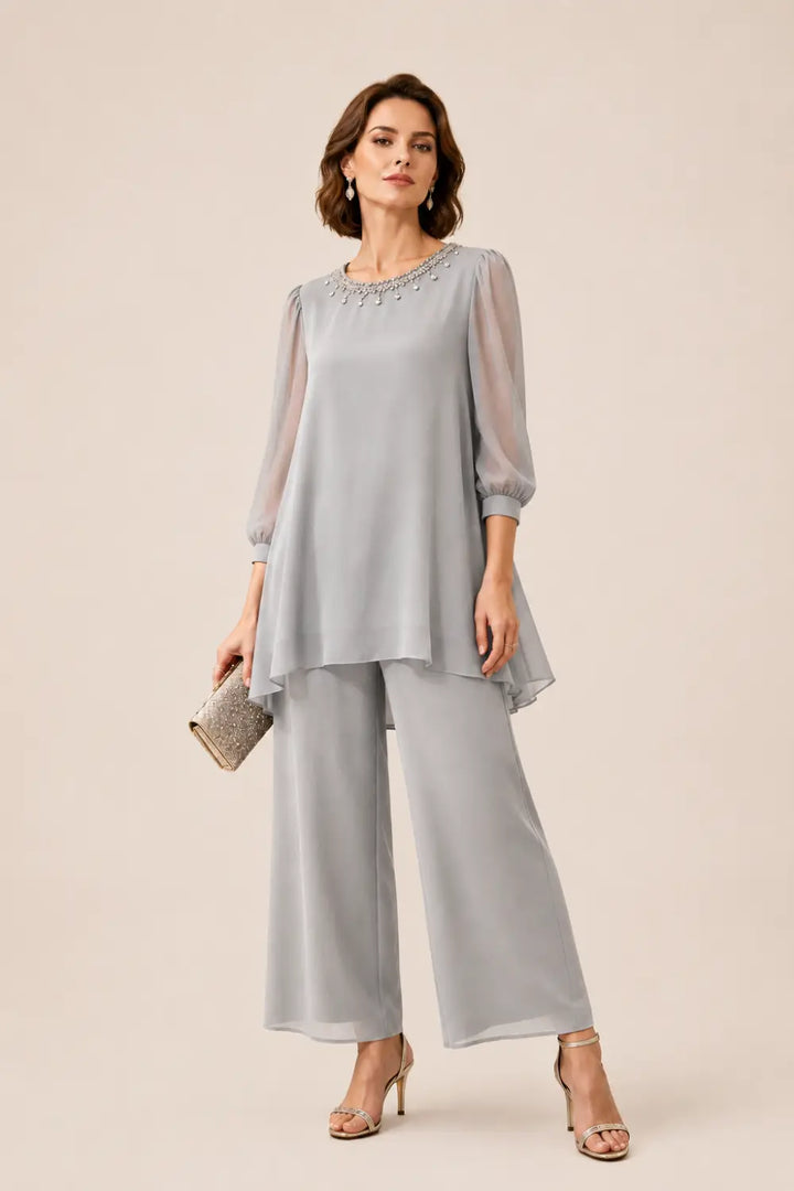 Perlissa | Completo in Chiffon a Strati