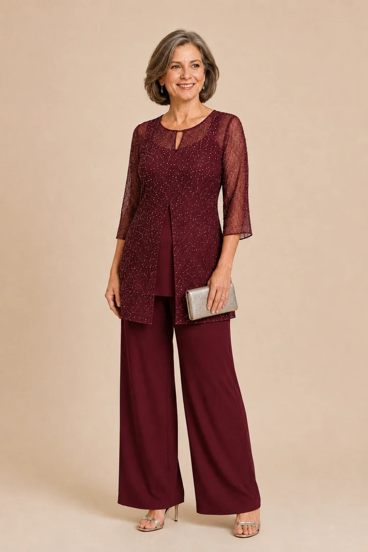 Ondellara | Completo con Sopravveste in Chiffon