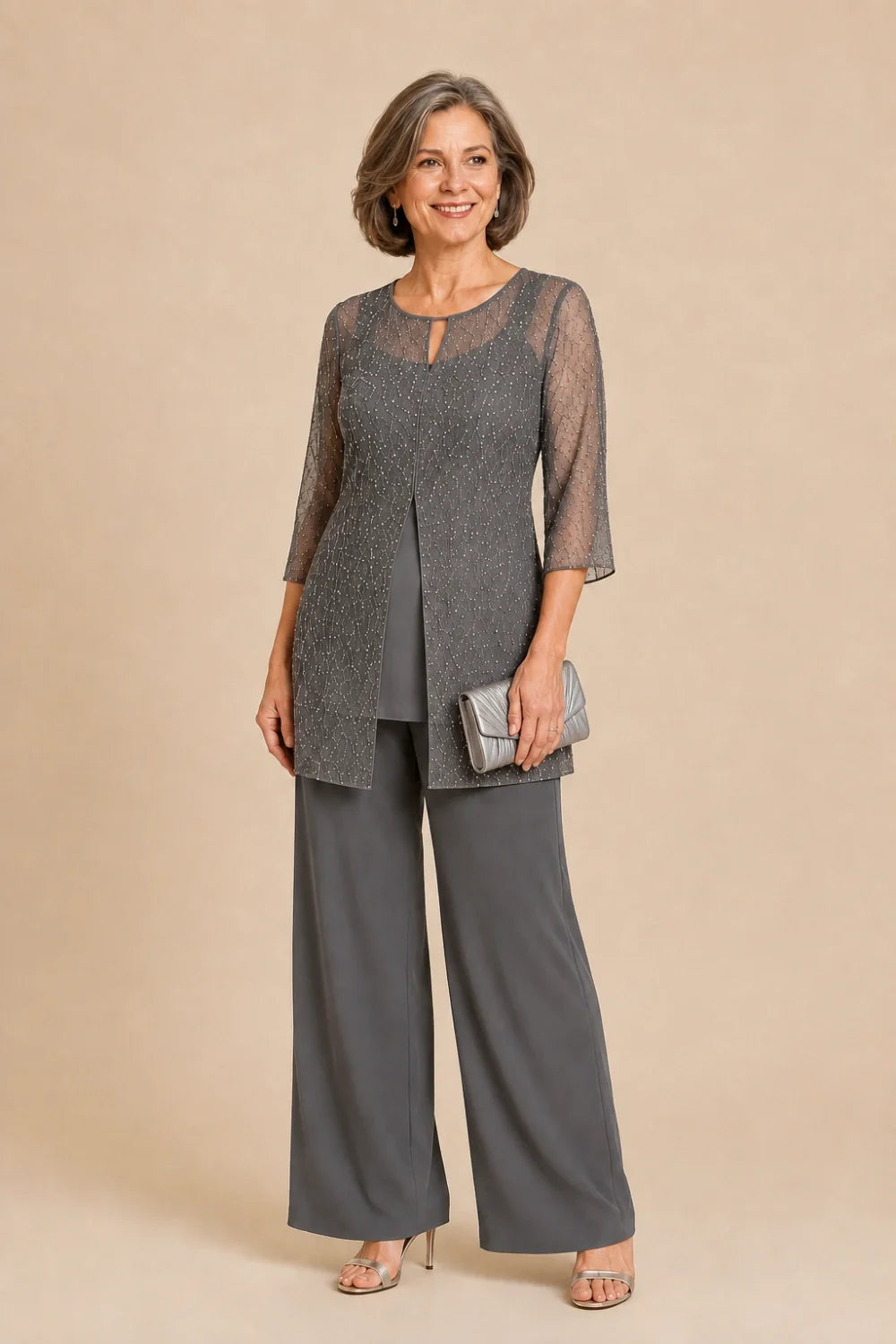 Ondellara | Completo con Sopravveste in Chiffon