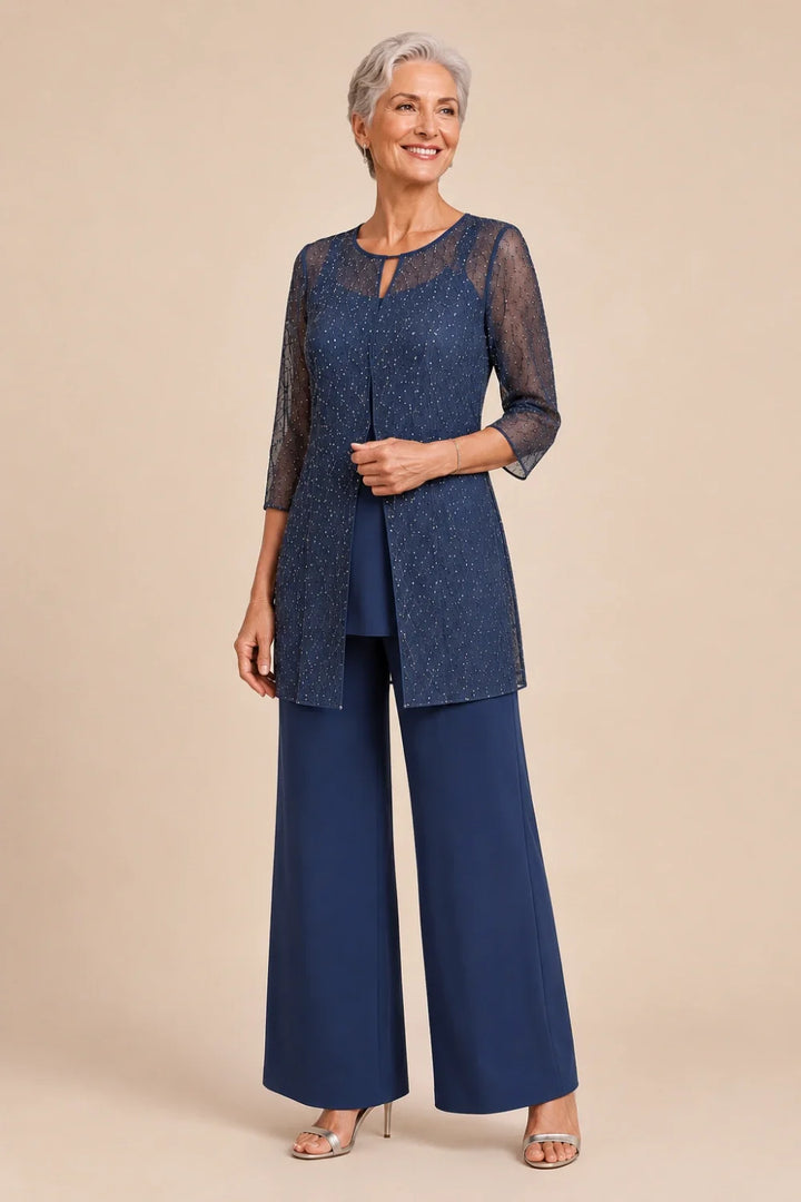 Ondellara | Completo con Sopravveste in Chiffon