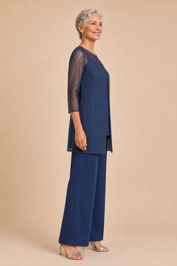 Ondellara | Completo con Sopravveste in Chiffon