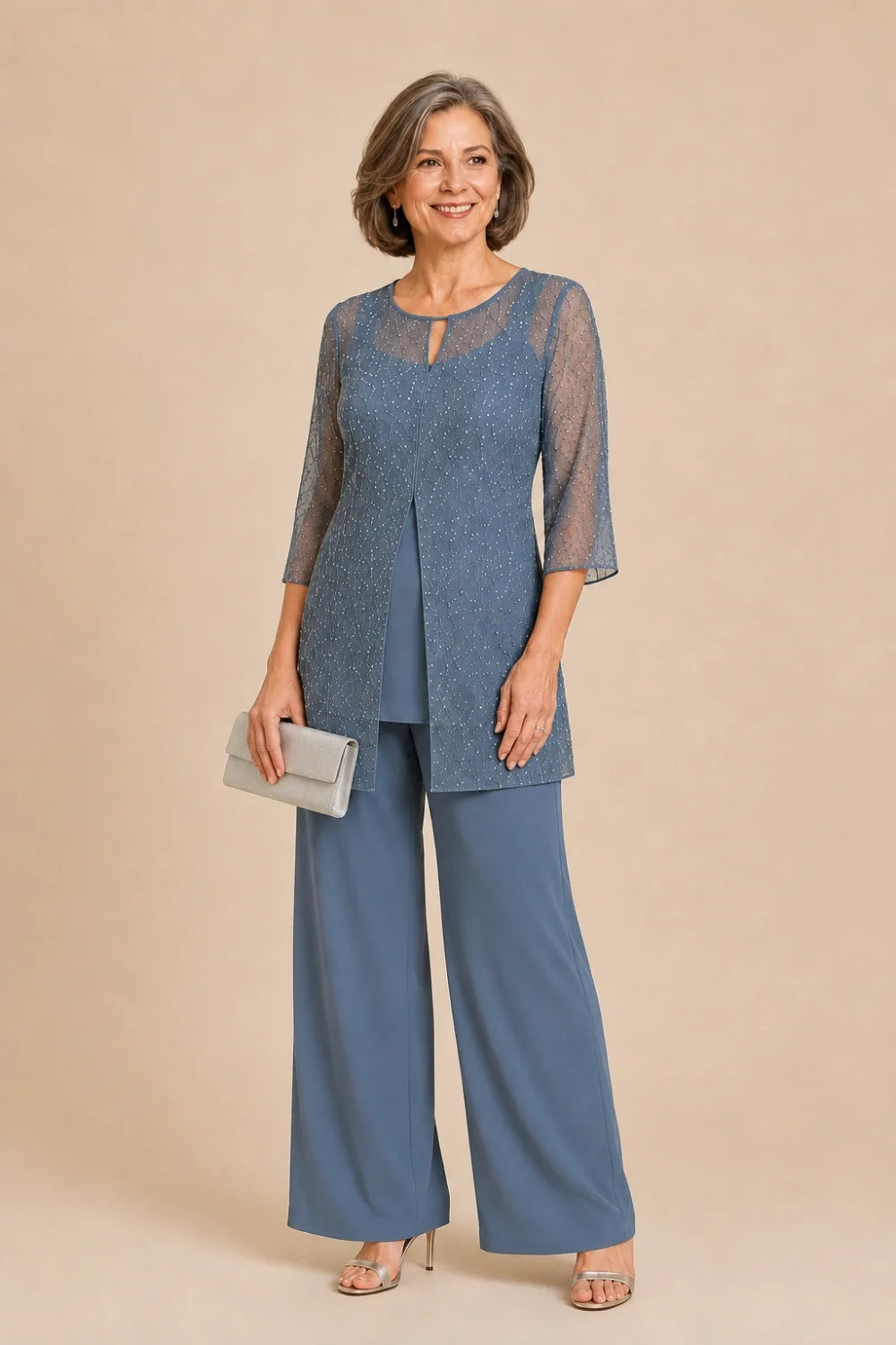 Ondellara | Completo con Sopravveste in Chiffon