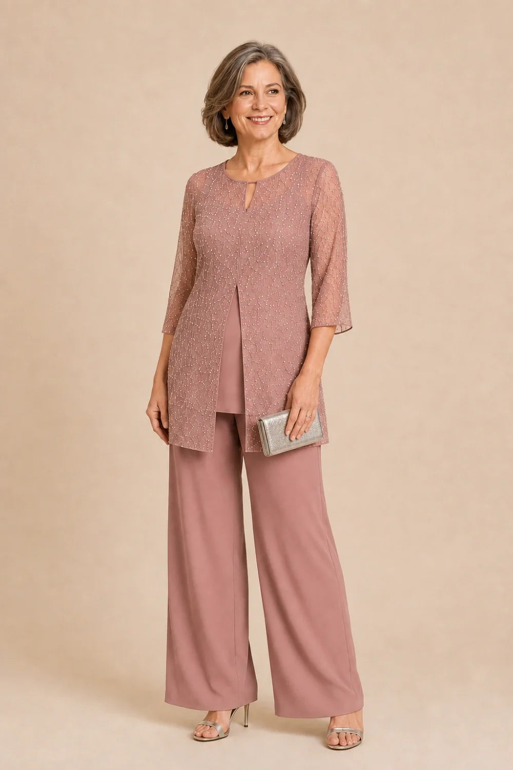 Ondellara | Completo con Sopravveste in Chiffon