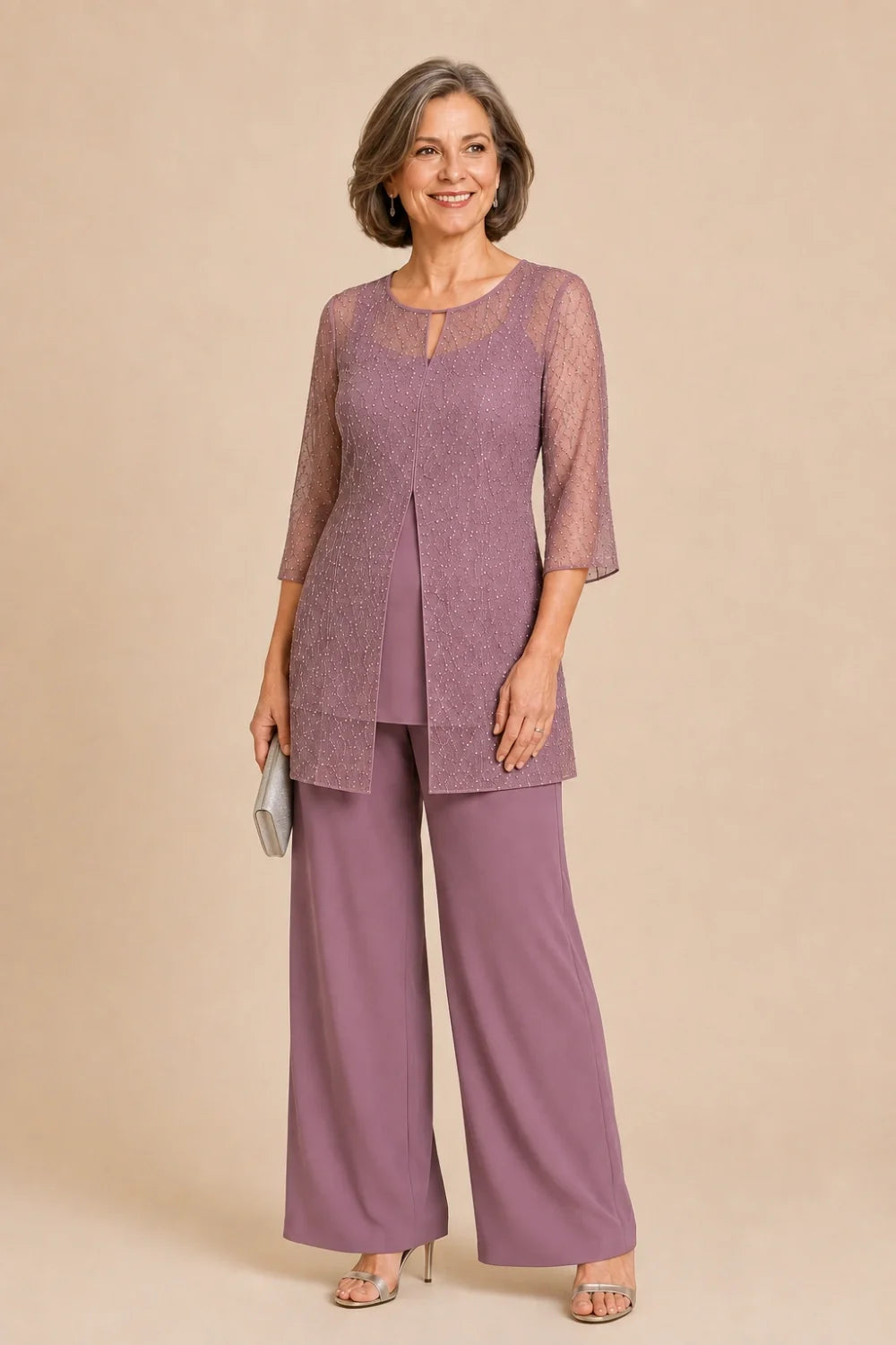 Ondellara | Completo con Sopravveste in Chiffon
