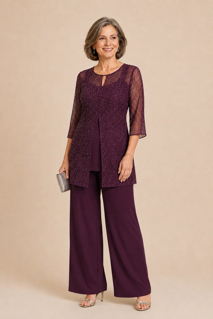 Ondellara | Completo con Sopravveste in Chiffon