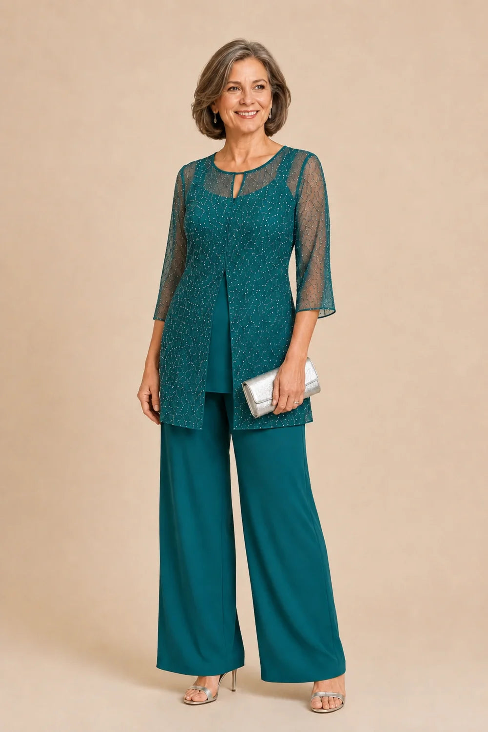 Ondellara | Completo con Sopravveste in Chiffon