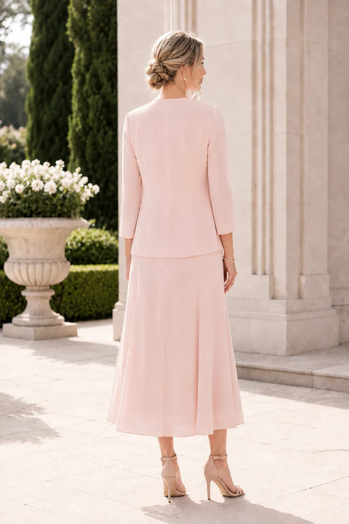Elowina | Abito e Giacca in Chiffon