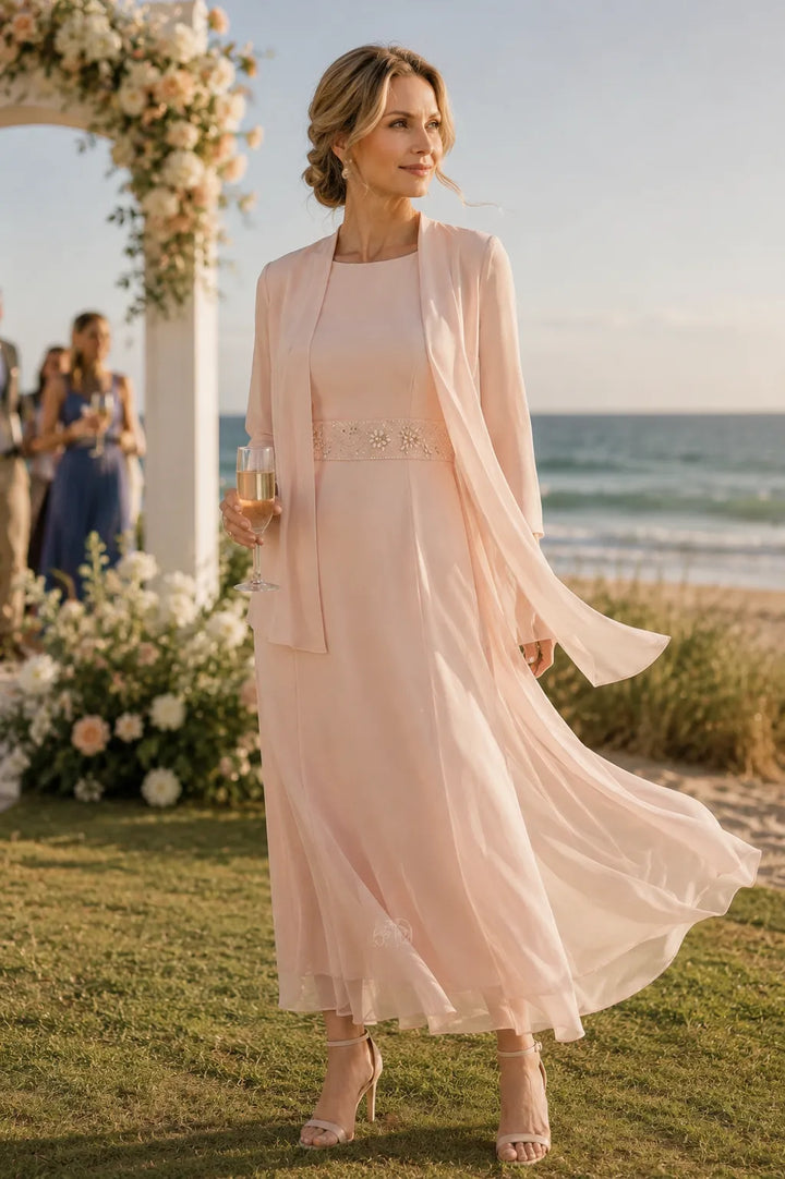 Elowina | Abito e Giacca in Chiffon