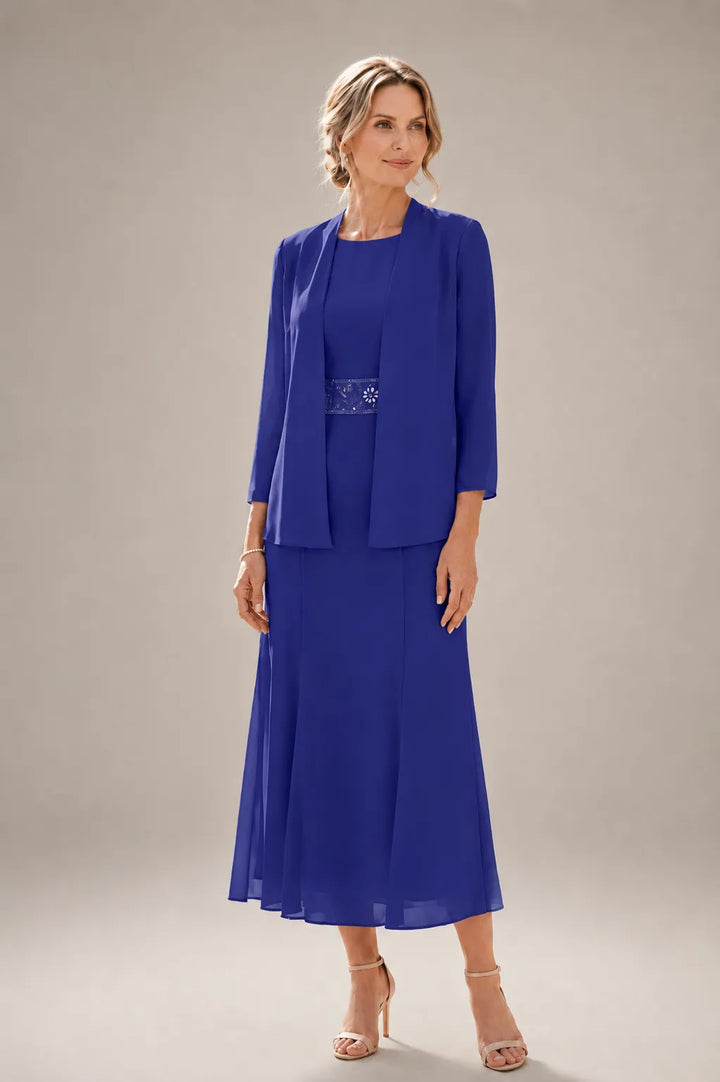 Elowina | Abito e Giacca in Chiffon