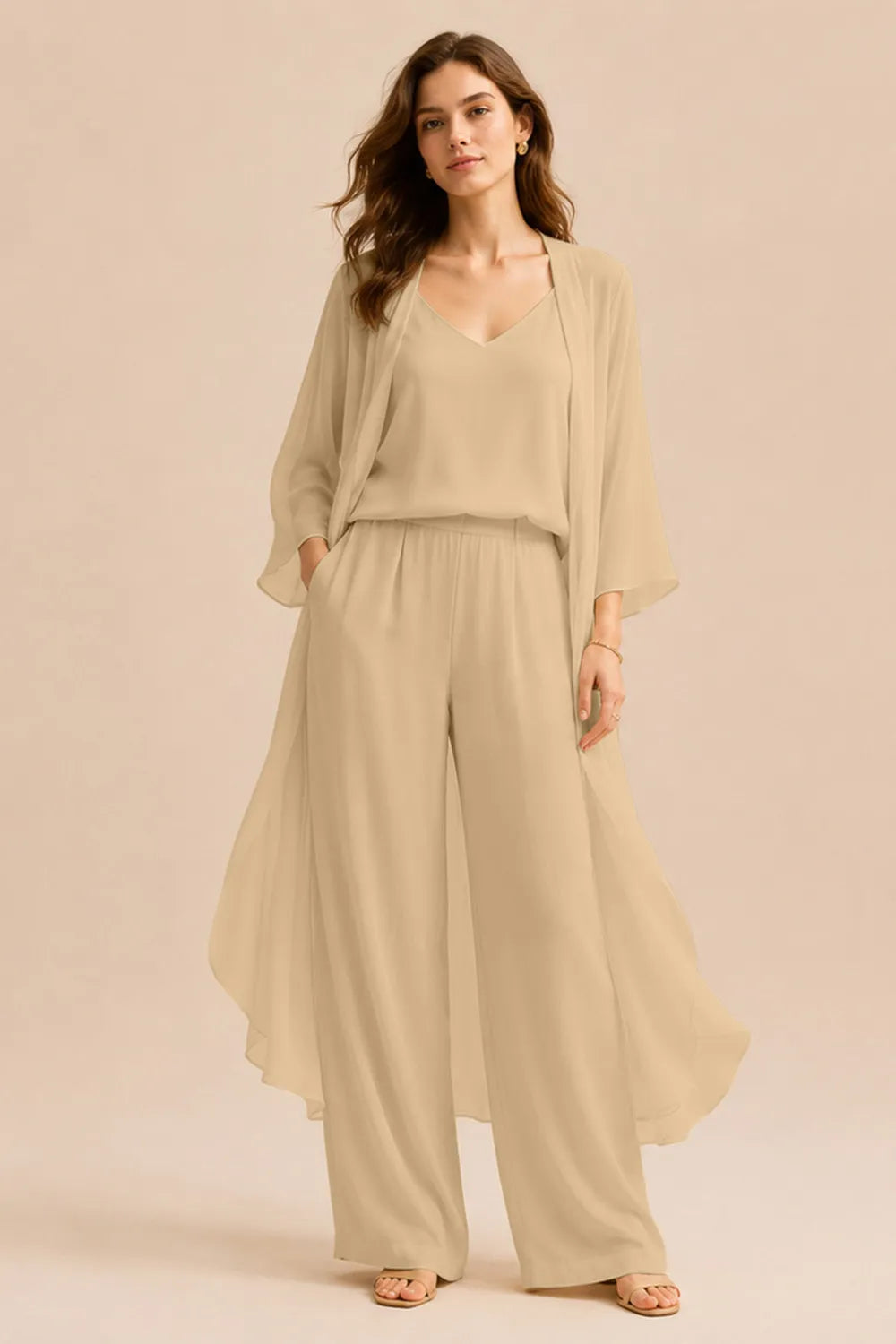 Raffinella | Completo Camicia e Giacca in Chiffon