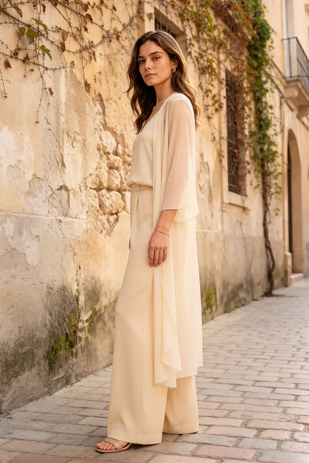 Raffinella | Completo Camicia e Giacca in Chiffon