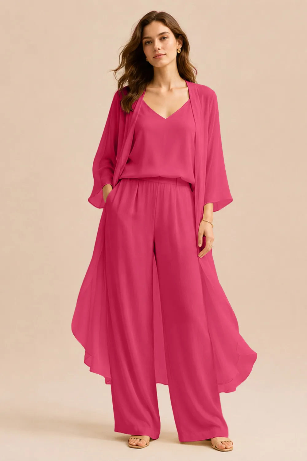 Raffinella | Completo Camicia e Giacca in Chiffon