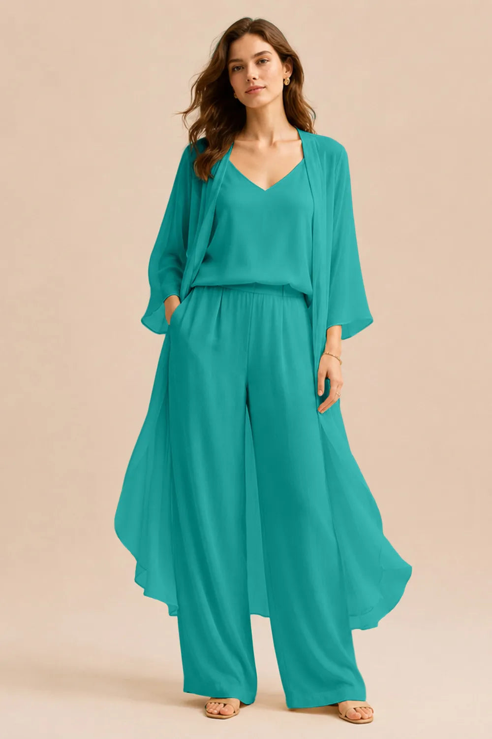 Raffinella | Completo Camicia e Giacca in Chiffon