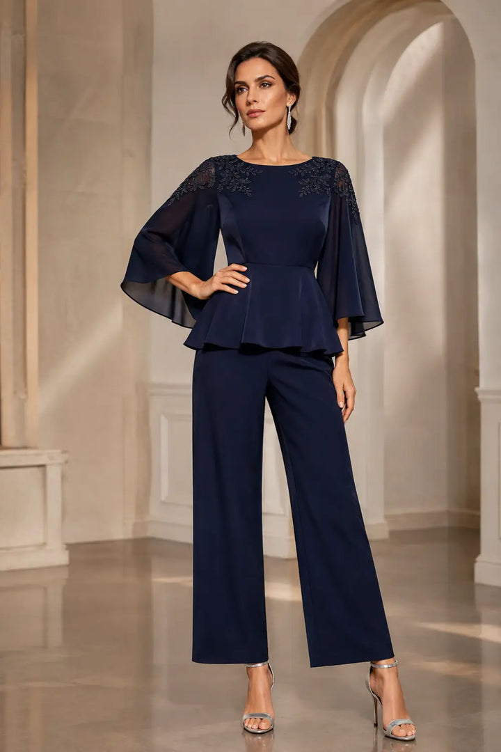 Mantellina | Completo con Mantellina in Chiffon