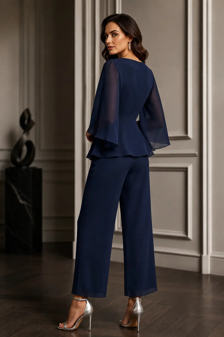 Mantellina | Completo con Mantellina in Chiffon