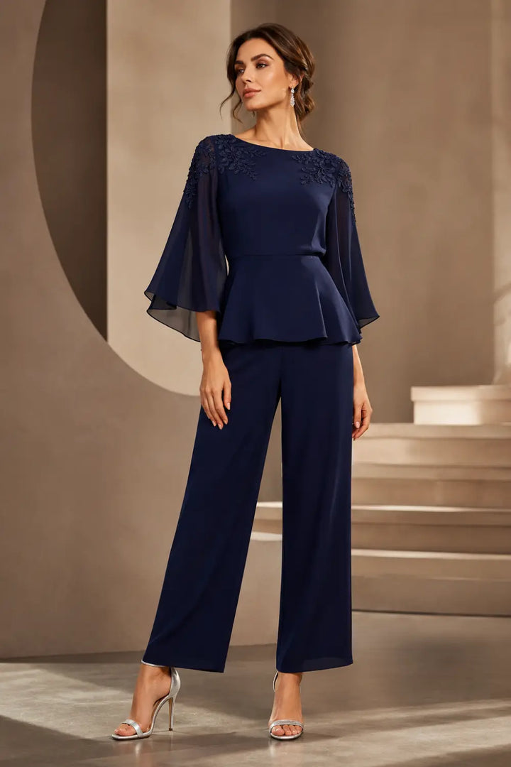 Mantellina | Completo con Mantellina in Chiffon