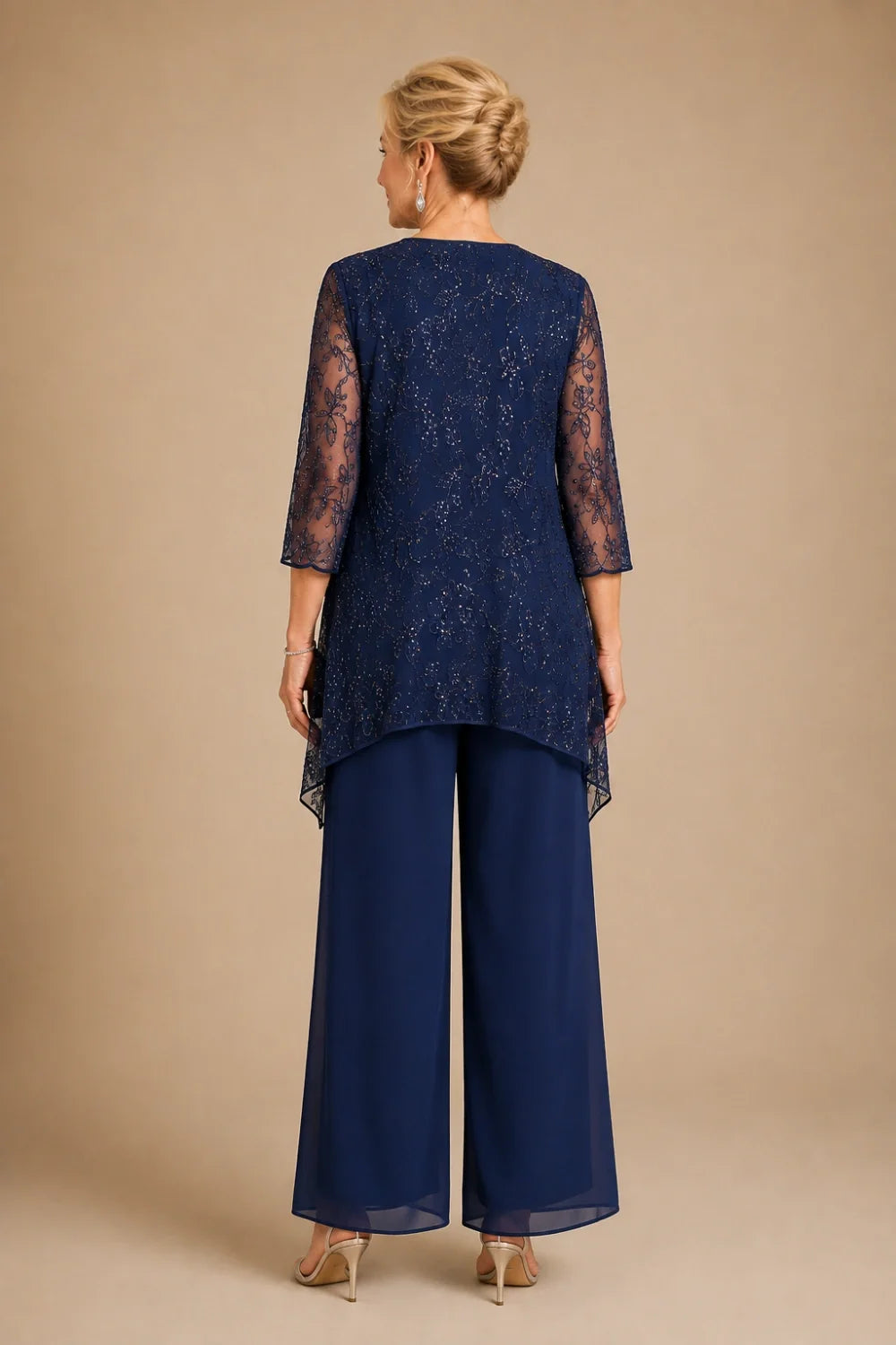 Violaine | Completo Scollo a V in Pizzo