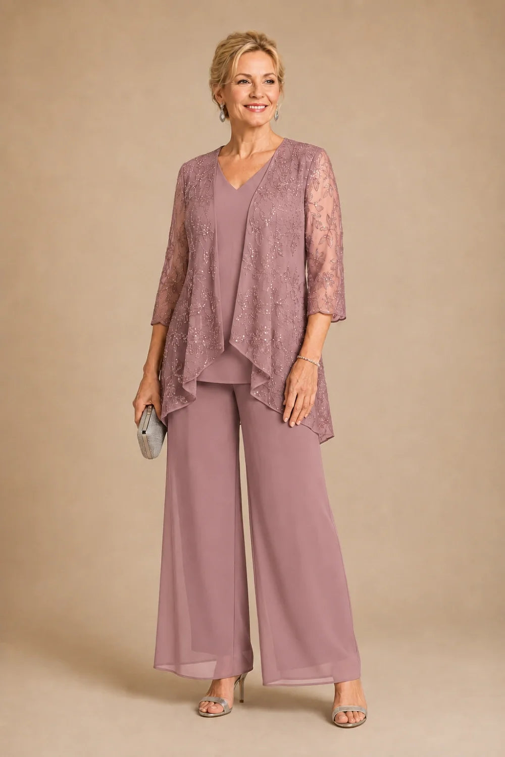Violaine | Completo Scollo a V in Pizzo