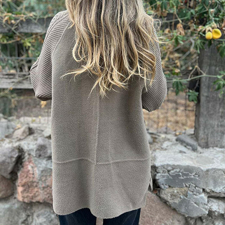 Isola | Cappotto Doppio Petto con Maniche in Maglia