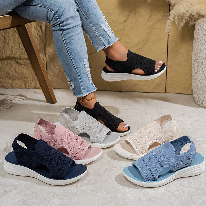 Annunziata | Sandali con Plateau Traspiranti