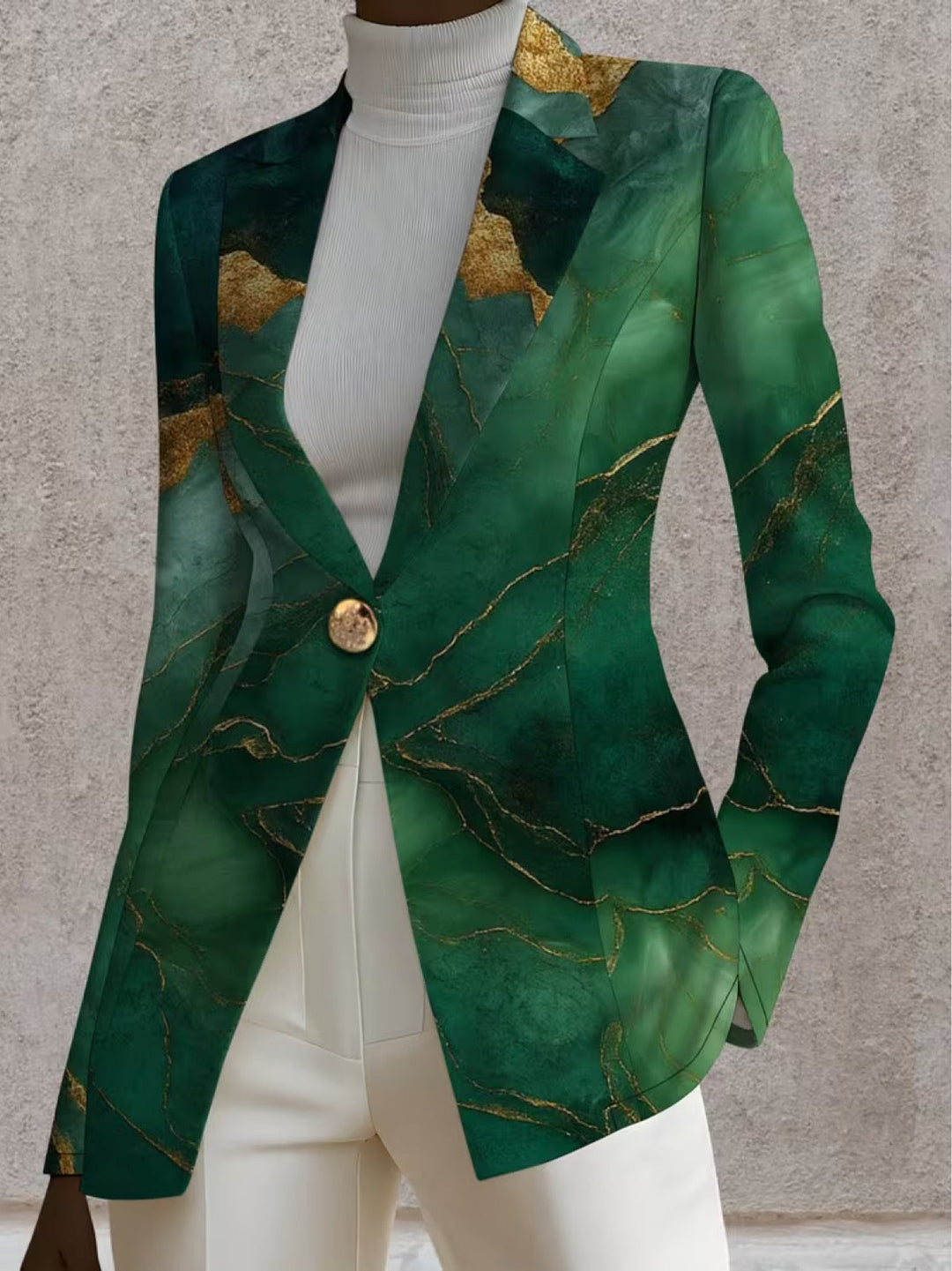 Benedetta | Blazer Marmo Smeraldo