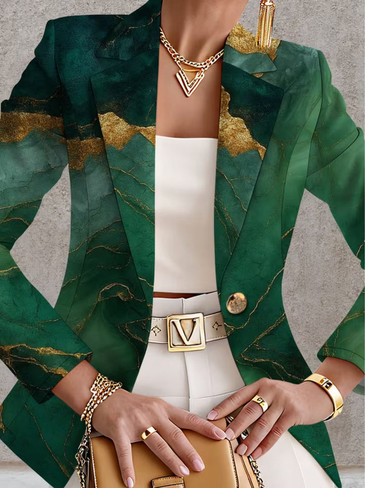 Benedetta | Blazer Marmo Smeraldo