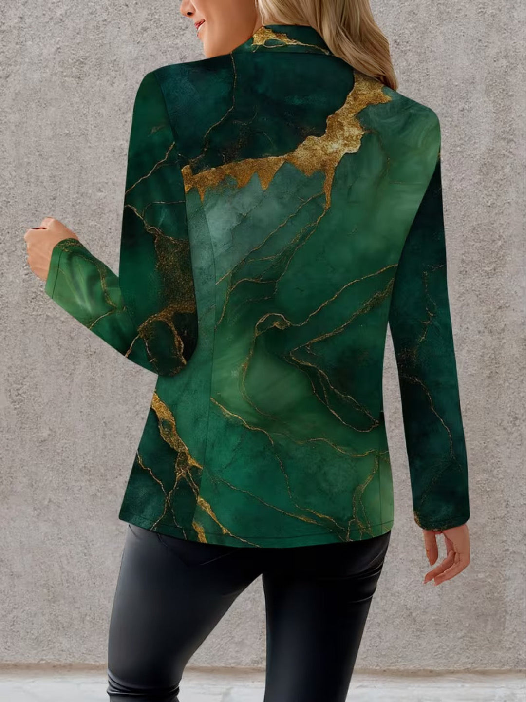 Benedetta | Blazer Marmo Smeraldo