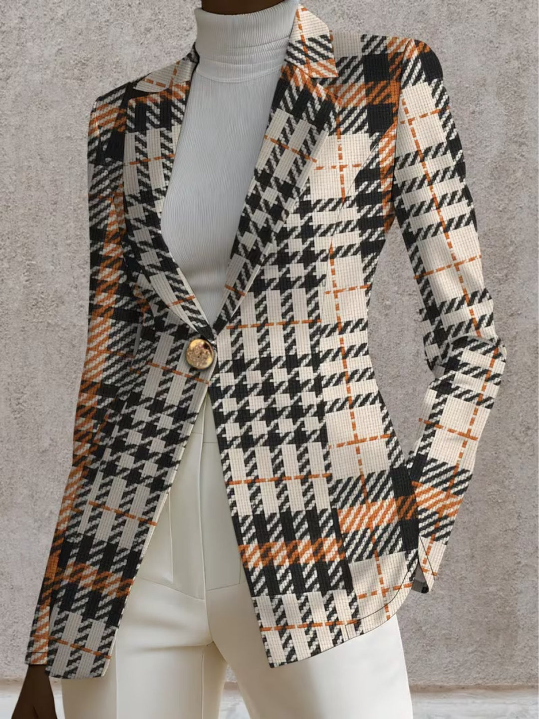 Donata | Blazer Pied de Poule