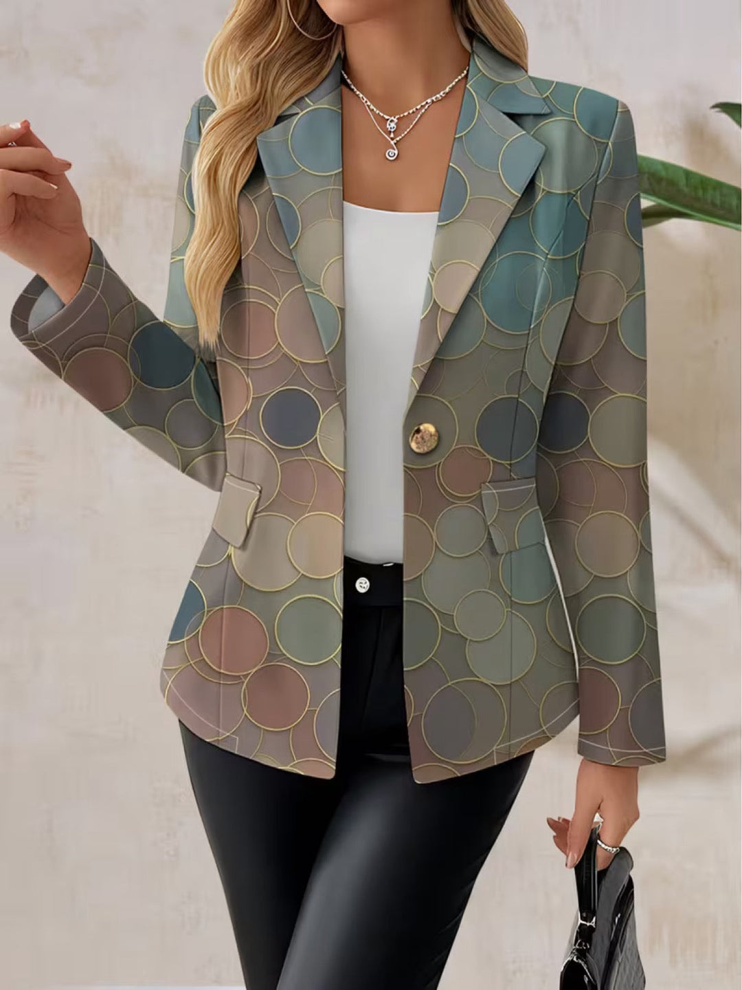 Giada | Blazer Mosaico a Cerchi