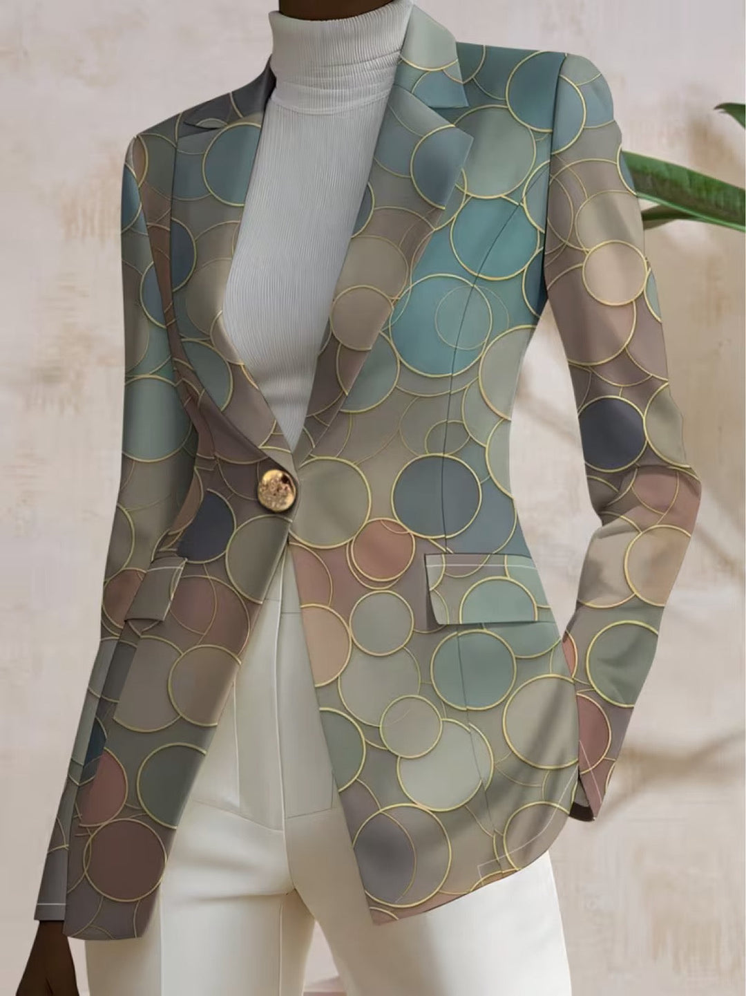 Giada | Blazer Mosaico a Cerchi