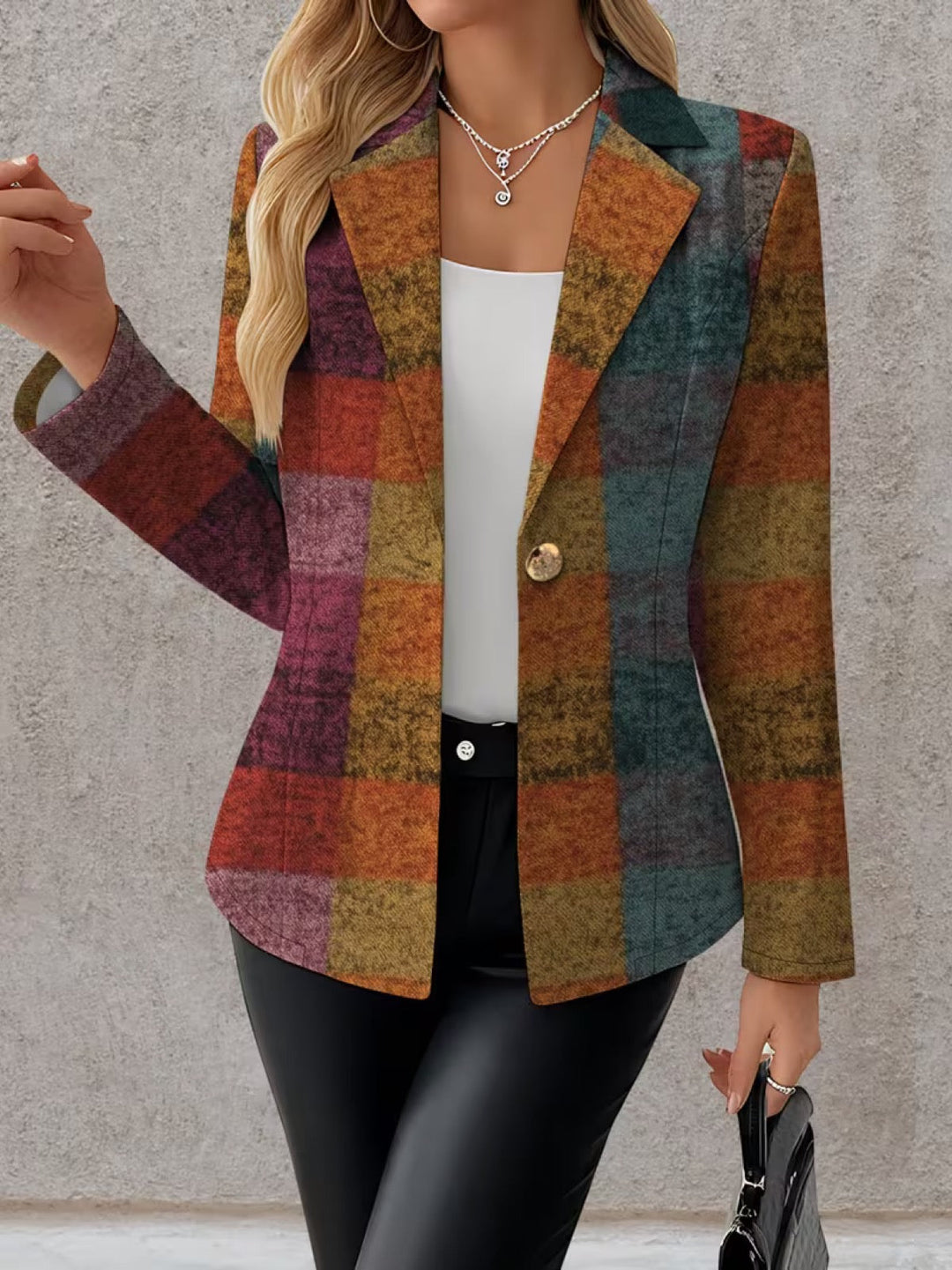 Ornetta | Blazer Scozzese Autunnale