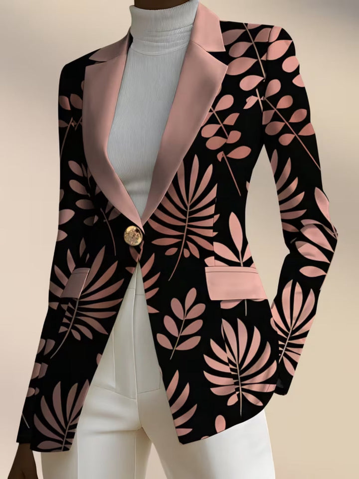 Rosaria | Blazer Foglie Rosa