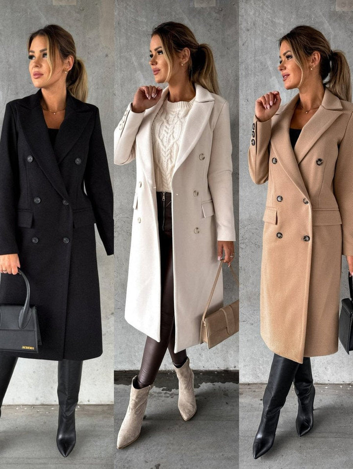 Alessandra | Cappotto Lungo Doppiopetto
