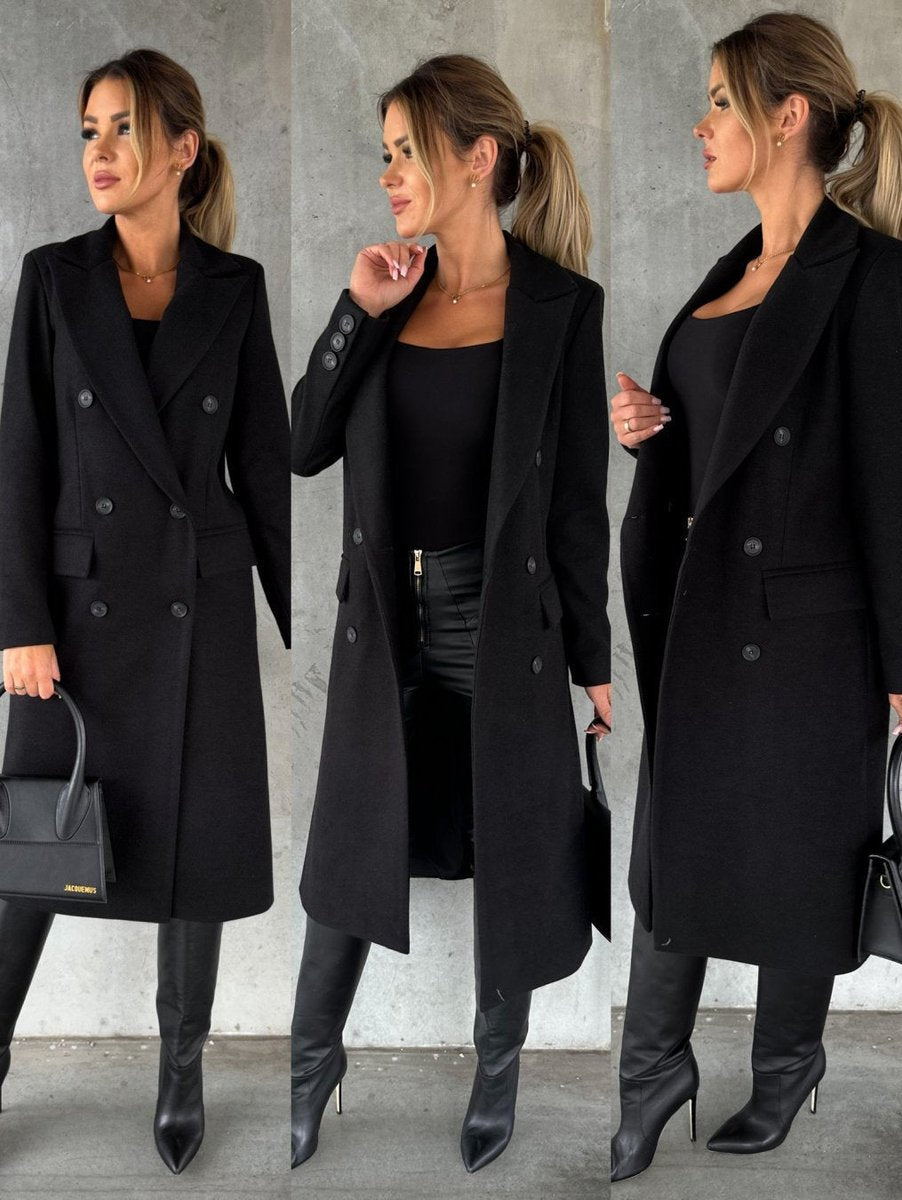 Alessandra | Cappotto Lungo Doppiopetto