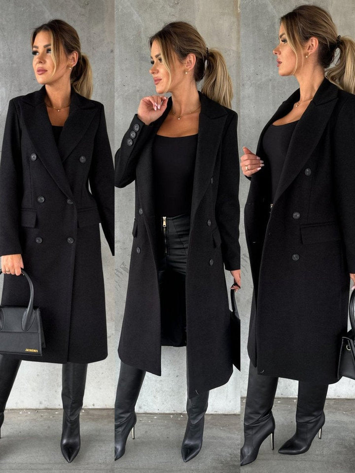 Alessandra | Cappotto Lungo Doppiopetto