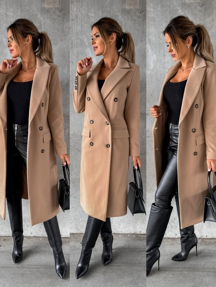 Alessandra | Cappotto Lungo Doppiopetto