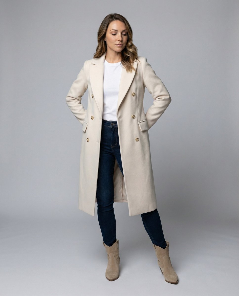 Alessandra | Cappotto Lungo Doppiopetto
