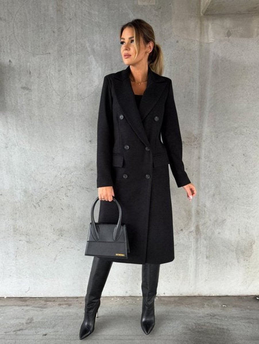 Alessandra | Cappotto Lungo Doppiopetto
