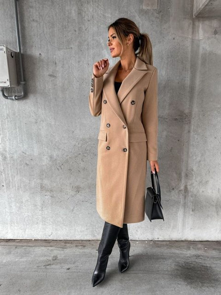 Alessandra | Cappotto Lungo Doppiopetto