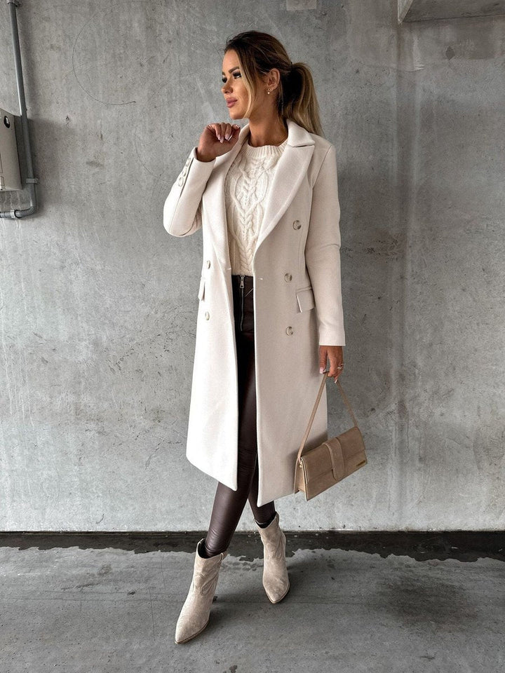 Alessandra | Cappotto Lungo Doppiopetto
